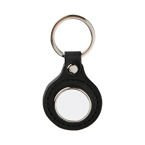 Schlüsselanhänger, Metall, Rund, Schwarz, für den Sublimationsdruck