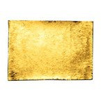 Zweifarbige Pailletten, Rechteck, Gold, für die Sublimation und Applikation auf Textilien
