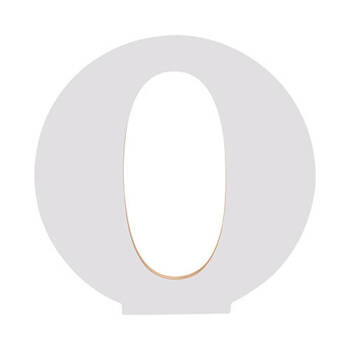 Deko-Buchstabe, "O", MDF, 25 cm, für den Sublimationsdruck