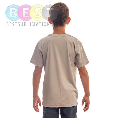T-Shirt, für Teenager, Solar, Kurzärmlig, Athletic Grey, für den Sublimationsdruck
