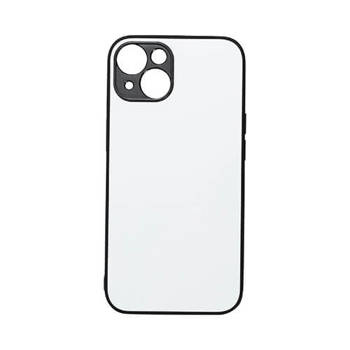 Cover für das iPhone 14, Gummi, Schwarz, für den Sublimationsdruck