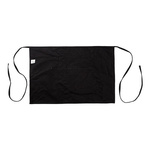 Schürze, mit drei Taschen, Schwarz, für den Sublimationsdruck