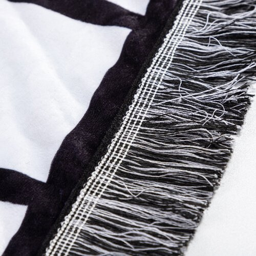 Plüschdecke, 80 x 50 cm, mit Feldern für Fotos, 9 Paneele, für den Sublimationsdruck