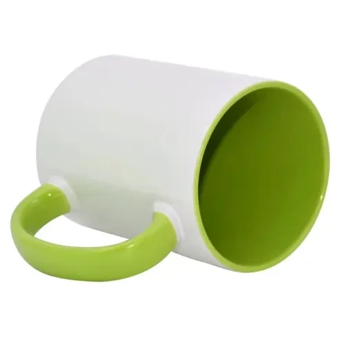 Tasse 450ml MAX, FUNNY, Hellgrün, für die Sublimation