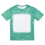 T-Shirt, Cotton-Like Bleached Starry Green, für den Sublimationsdruck