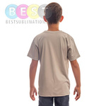 T-Shirt, für Teenager, Solar, Kurzärmlig, Athletic Grey, für den Sublimationsdruck
