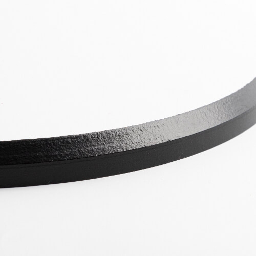 Foto-Rahmen, MDF, schwarzer Rand, ∅ 25,4 cm, für den Sublimationsdruck