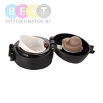 Thermosflasche, 500ml, Rostfreier Stahl, Weiß, für die Sublimation