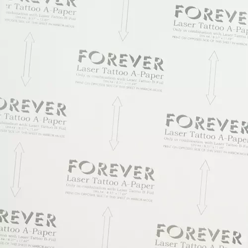 Forever Laser Tattoo Paper, Transferpapier und Folie für Tattoos, A4
