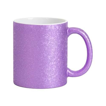 Becher 325 ml mit rissigem Oberflächeneffekt für Sublimation - Violett