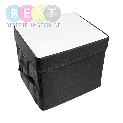 Klappbarer Behälter mit Deckel, 32 x 28 x 28 cm, für den Sublimationsdruck
