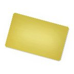 Visitenkarten, Metall, mit dekorativem Rand, 10 St., für den Sublimationsdruck