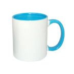Tasse 330ml FUNNY, ECO, Hellblau, für die Sublimation