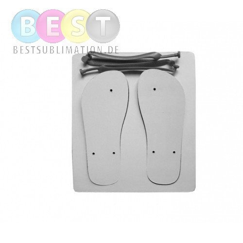 Foto-Badelatschen (Kinder), Grau, für den Sublimationsdruck