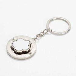 Schlüsselanhänger, Metall, Blume, für den Sublimationsdruck