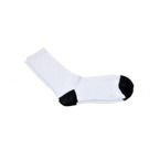 Damensocken, 35 cm, Weiß, für den Sublimationsdruck