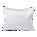 Kosmetiktasche, mit schwarz-weißen Pailletten, für den Sublimationsdruck