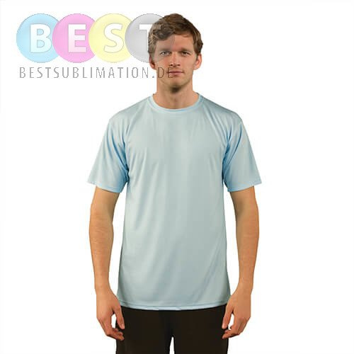 T-Shirt, Vapor, Kurzärmlig, Arctic Blue, für den Sublimationsdruck