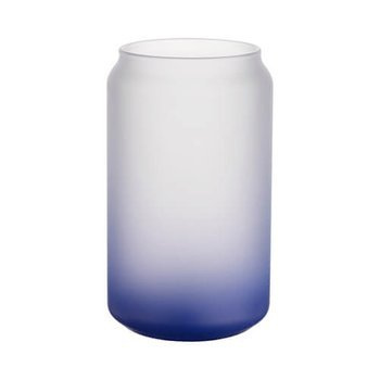 Glas 550 ml, satiniert, Dunkelblau, für die Sublimation