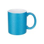 Tasse, mit Brokat, Blau, für die Sublimation