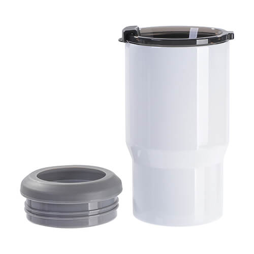 Becher, Edelstahl, 320 ml, Weiß, für die Sublimation