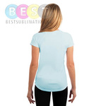 Damen T-Shirt, Solar, Kurzärmlig, Arctic Blue, für den Sublimationsdruck
