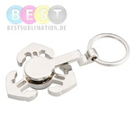 Schlüsselanhänger, Metall, Spinner, "Anchor", für den Sublimationsdruck