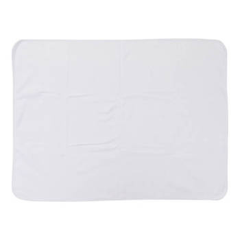 Decke, Microfaser, Polarfleece, 101 x 76 cm, Weiß, für den Sublimationsdruck