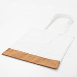 Einkaufstasche, Leinen-Kork, 32 x 36 cm, für den Sublimationsdruck