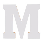 Deko-Buchstabe, "M", MDF, 25 cm, für den Sublimationsdruck