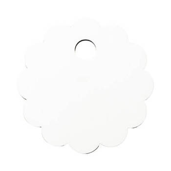 Namensplakette für Becher 780 / 900 / 1050 / 1260 ml, Hartfaser, Zahnrad, für die Sublimation