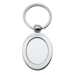 Schlüsselanhänger, Rund, Metall, für den Sublimationsdruck