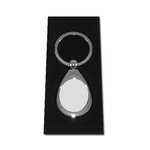 Schlüsselanhänger, Rund, Metall, für den Sublimationsdruck