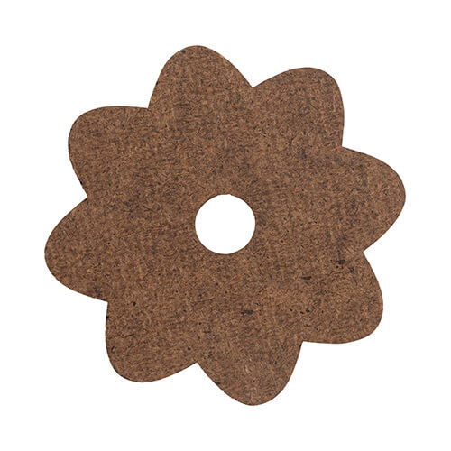 Namensschild für 1200 ml Becher, Hartfaser, Krone, für die Sublimation