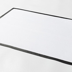 Matte, 85 x 60 cm, Gummi, Schwarz, für den Sublimationsdruck 