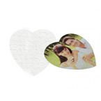 Puzzle, Filz, Herz, 19,5 x 19,5 cm, 75 Elemente, für den Sublimationsdruck
