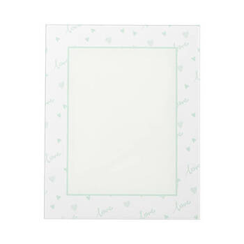 Foto-Rahmen, Glas, 20 x 25 cm, Blue Love, für den Sublimationsdruck