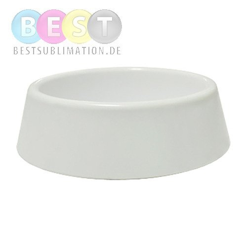 Napf, Kunststoff,  Weiß, für den Sublimationsdruck