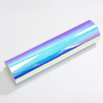 Selbstklebende Folie, Hellblau-Regenbogen 