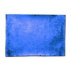 Zweifarbige Pailletten, Rechteck, Blau, für die Sublimation und Applikation auf Textilien