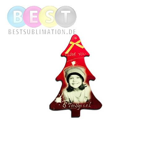 Anhänger, Weihnachtsbaum, für den Sublimationsdruck