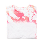T-Shirt, Cotton-Like Bleached Leopard Dreamy Pink, für den Sublimationsdruck
