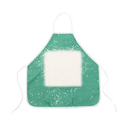 Küchenschürze, Leinen, Bleached Starry Green, für den Sublimationsdruck