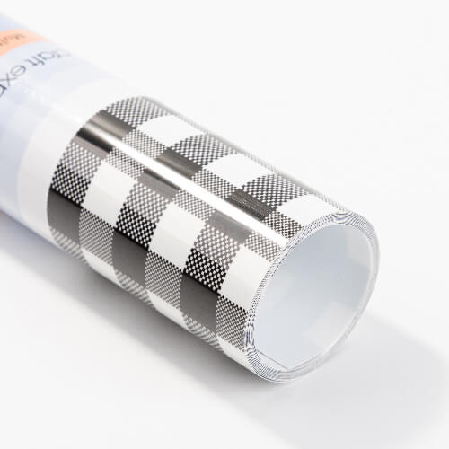 Flex-Folie, Schwarz-Weiß-kariert