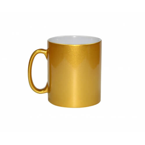 Tasse 300ml, Soft Color, Gold, für die Sublimation