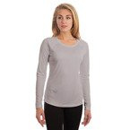 Damen T-Shirt, Solar, Langärmlig, Pearl Grey, für den Sublimationsdruck