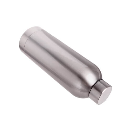 Sportflasche, Edelstahl, Silber, 750 ml, für den Sublimationsdruck