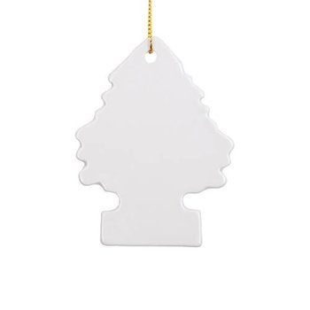Anhänger, Keramik, Baum, für den Sublimationsdruck