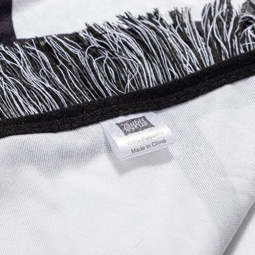 Plüschdecke, 80 x 50 cm, mit Feldern für Fotos, 9 Paneele, für den Sublimationsdruck