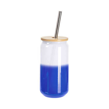 Glas 550 ml, Blau, Farbwechselnd bei Temperatureinfluss, für die Sublimation